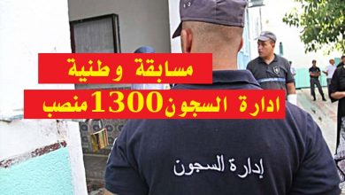 Photo of مسابقة تةظيف ادارة السجون 2022 ضباط واعوان